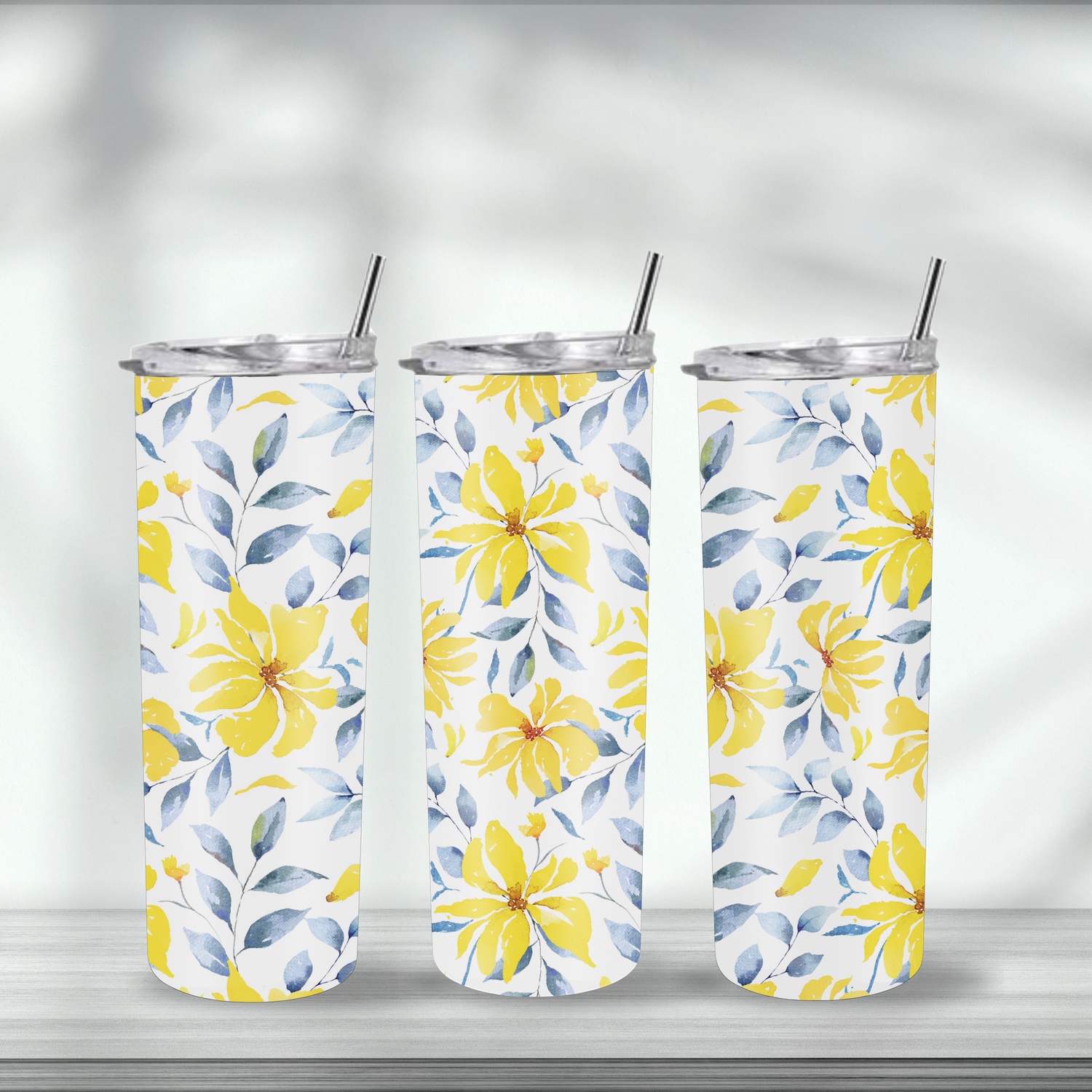 Floral Fun and Sun ~ 20 oz Tumblers