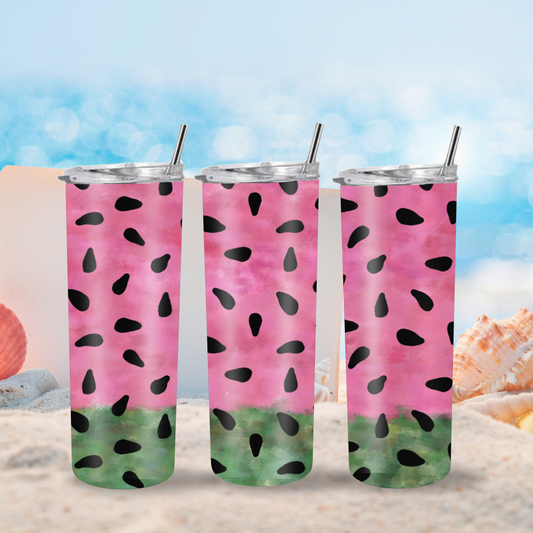 Refreshing Slice: Watermelon Tumbler for Summery Sips