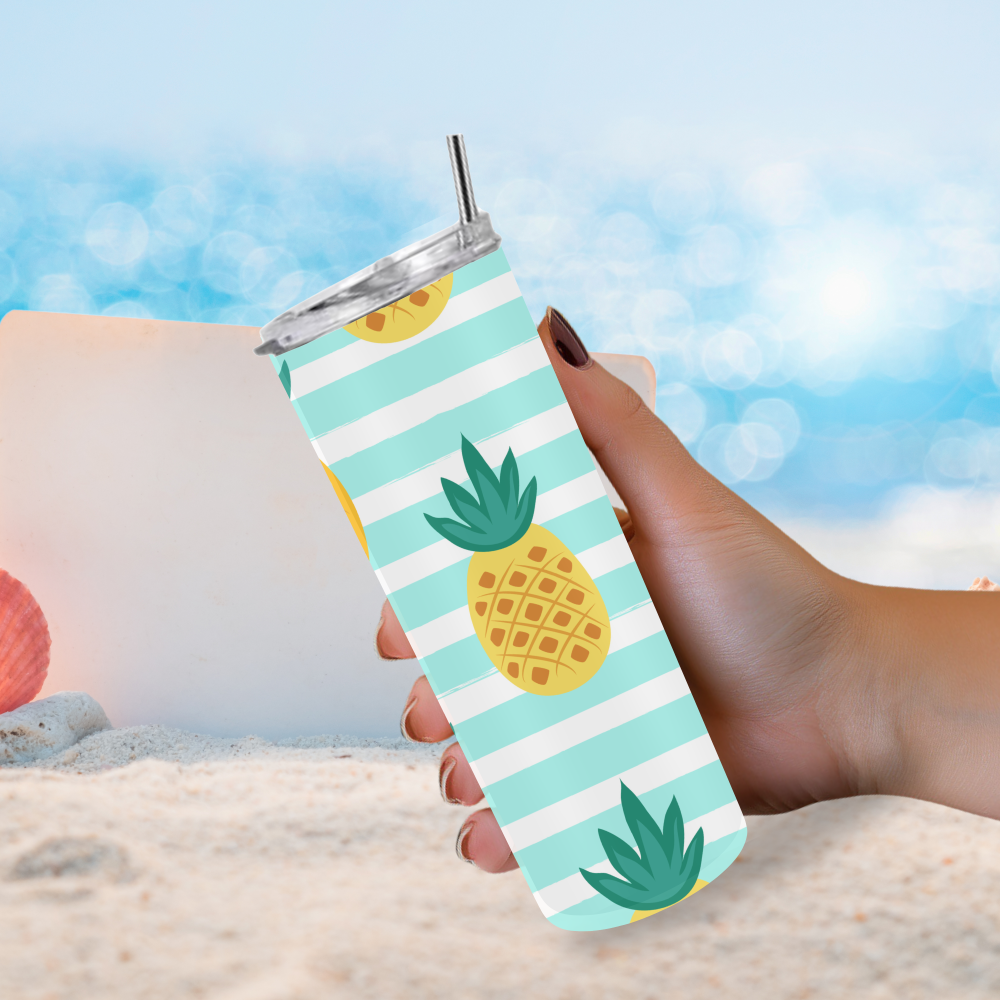 Tropical Twist: Pineapple Tumbler for Exotic Refreshment