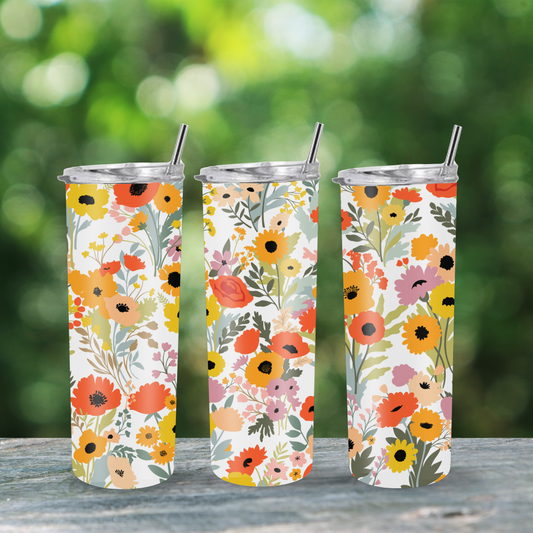 Petal Perfect: Elegant Floral Drinkware