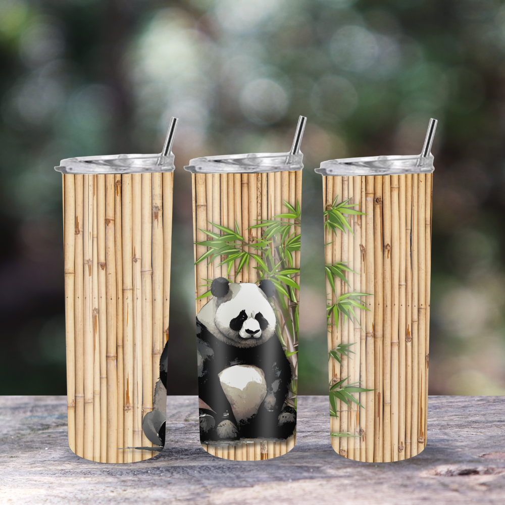 Panda Among the Bamboo