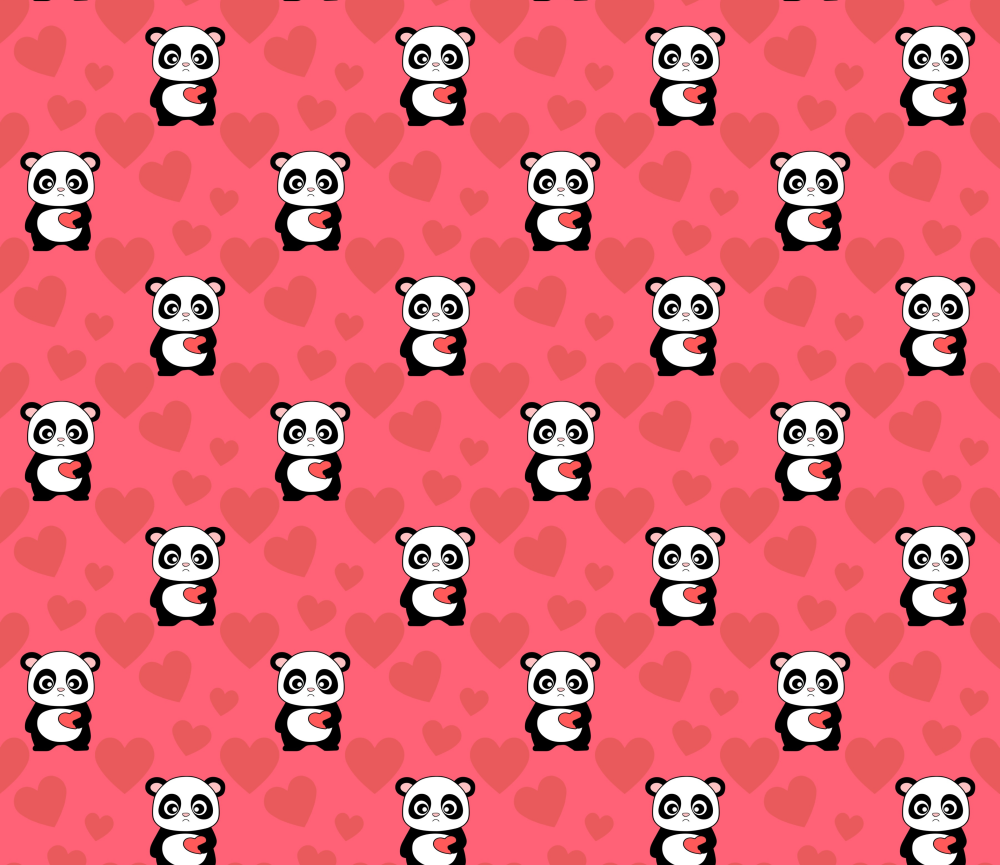 Pandas in Pink