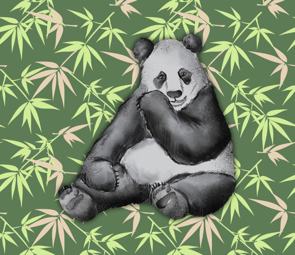 Panda in the Greens