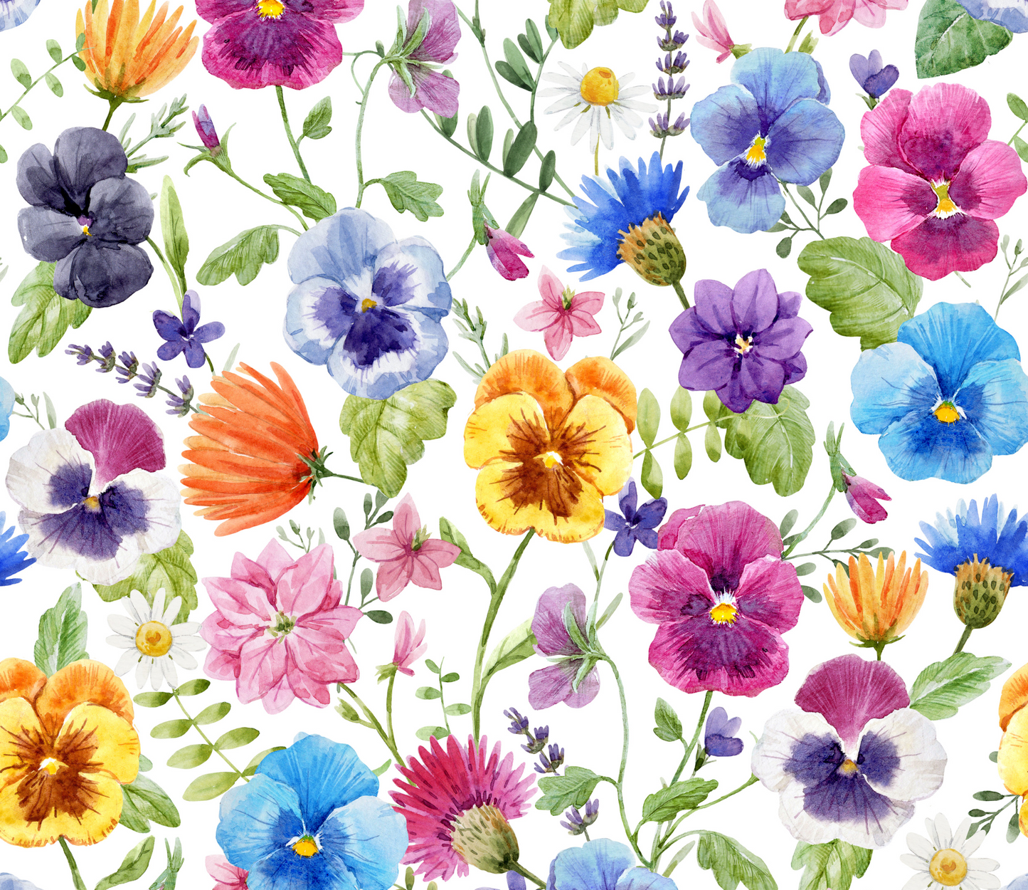 Pretty Pansies: Charming Tumbler for Colorful Moments